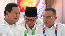 Ketua Umum DPP Partai Gerindra Prabowo Subianto dan Ketua Harian DPP Partai Gerindra Sufmi Dasco Ahmad. Foto: ist