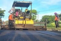 Perbaikan Sejumlah Ruas Jalan Provinsi Jelang Mudik Lebaran. Foto: ist