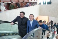 Wakil Ketua DPR RI Prof.Sufmi Dasco Ahmad bersama Politikus Partai Gerindra, Kawendra Lukistian. Foto: ist