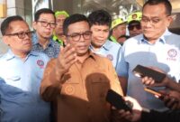 Gubernur Banten Andra Soni saat Menghadiri Halal Bihalal dan Konsolidasi SPSI Provinsi Banten. Foto: ist