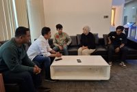 Dewan Pimpinan Wilayah Jaringan Pemuda dan Mahasiswa Indonesia (DPW JPMI) Provinsi Banten hanya diterima Humas DPUPR Banten. Foto: Ist