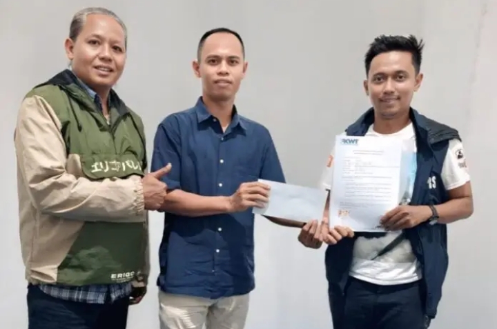 bakal calon ketua FKWT yang mendaftar dan telah mengembalikan berkas formulir pendaftaran. Foto: Ist