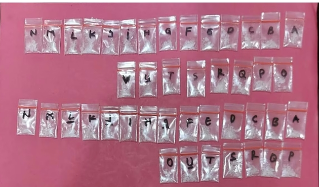 barang bukti, 14 paket sabu siap edar seberat 2,72 gram. Foto: ist