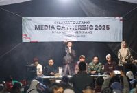 Ketua DPRD Kota Tangerang, Rusdi Alam Bersama Wakil Ketua DPRD Turidi Susanto saat Menghadiri Media Gathering bersama DPRD Kota Tangerang. Foto: ist
