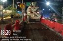 proses perapihan Jalan Gatot Subroto (Gatsu) dan Jalan M. Toha yang saat ini sedang dalam proses pengerjaan. Foto: ist