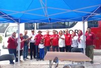 PMI Kecamatan Pinang melaksanakan donor darah bersama Wakil Wali Kota Tangerang. Foto: ist