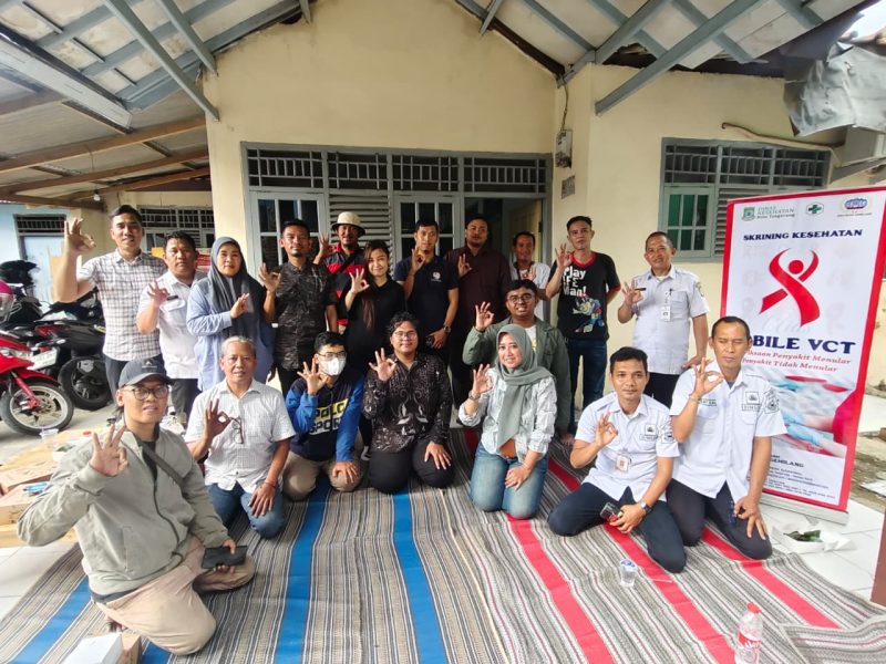 komunitas peduli penyintas HIV/AIDS yang tergabung dalam Aliansi Advokasi Kota Tangerang. Foto: ist