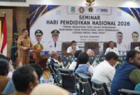 Sekda Kota Tangerang Herman Suwarman menegaskan pentingnya kolaborasi antara pemerintah, media, dan sekolah dalam mendukung pembangunan daerah melalui penyebaran informasi yang edukatif dan mencerdaskan masyarakat. Foto: ist
