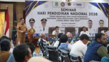 Sekda Kota Tangerang Herman Suwarman menegaskan pentingnya kolaborasi antara pemerintah, media, dan sekolah dalam mendukung pembangunan daerah melalui penyebaran informasi yang edukatif dan mencerdaskan masyarakat. Foto: ist