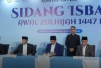 Sidang Isbat Idul Adha 2026 digelar di Auditorium H.M. Rasjidi, Gedung Kementerian Agama RI, Jalan M.H. Thamrin No 6, Jakarta Pusat. Foto: ist