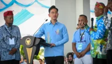 Wakil Presiden Gibran Rakabuming Raka saat membuka Pekan Nasional (PENAS) Petani Nelayan XVII Tahun 2026 di GOR David Tony, Kabupaten Gorontalo. Foto: Ist