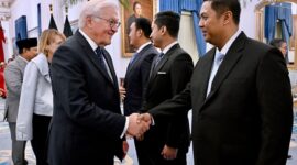 Anggota DPRD Provinsi Banten, H. Rifky Hermiansyah, turut mendampingi Presiden Republik Indonesia, Prabowo Subianto, dalam rangkaian pertemuan kenegaraan dengan Presiden Jerman, Frank-Walter Steinmeier. Foto: ist