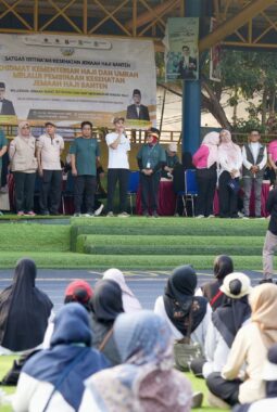 Perdana di Banten, 545 Calon Jemaah Haji Ikuti Kick Off Gerakan Istitho’ah Kesehatan
